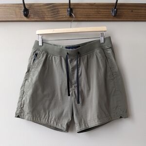 Abercrombie & Fitch Men's Athletic Shorts in Olive